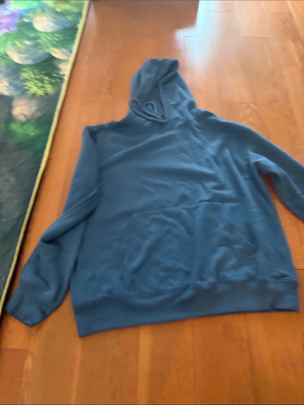 Men's Hooded Pullover Sweater - Blue